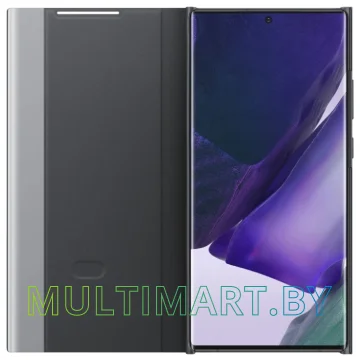 Чехол Samsung Smart Clear View Cover для Galaxy Note20 Ultra (черный) картинка 3